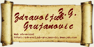 Zdravoljub Grujanović vizit kartica